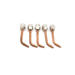 5 Piece Gas Torch Tips, Metal, Various Sizes, Acetylene Oxygen Accessories, DIY Jewelry Making Tools, Metalwork Welding, Soldering Essential