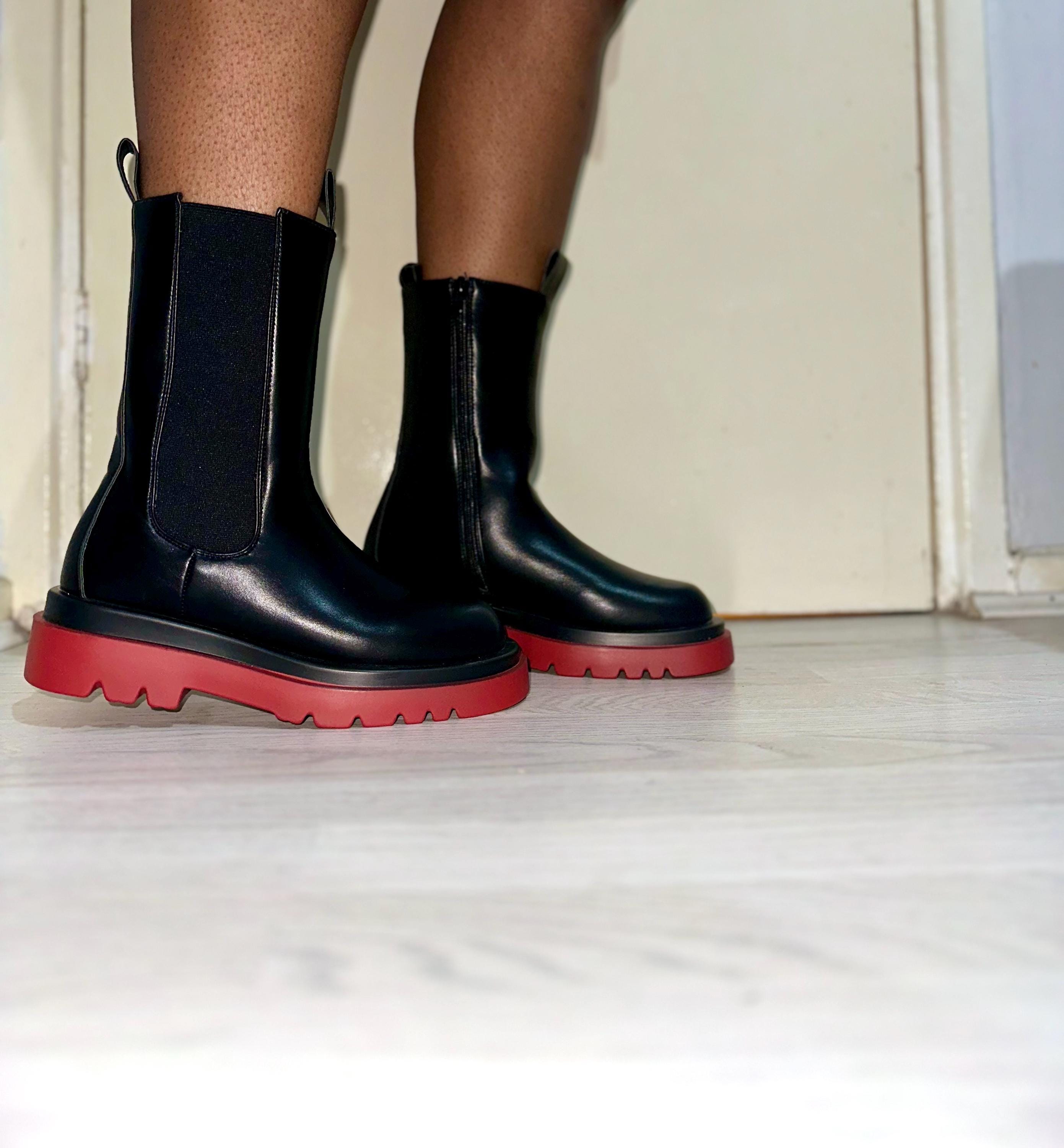 The Marseille Croc High Boot