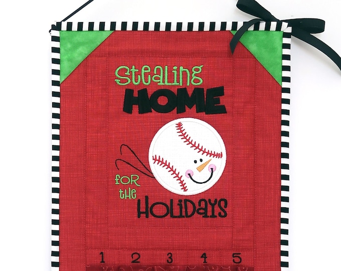 Baseball Advent Calendar / Sportsthemed Christmas Countdown Etsy
