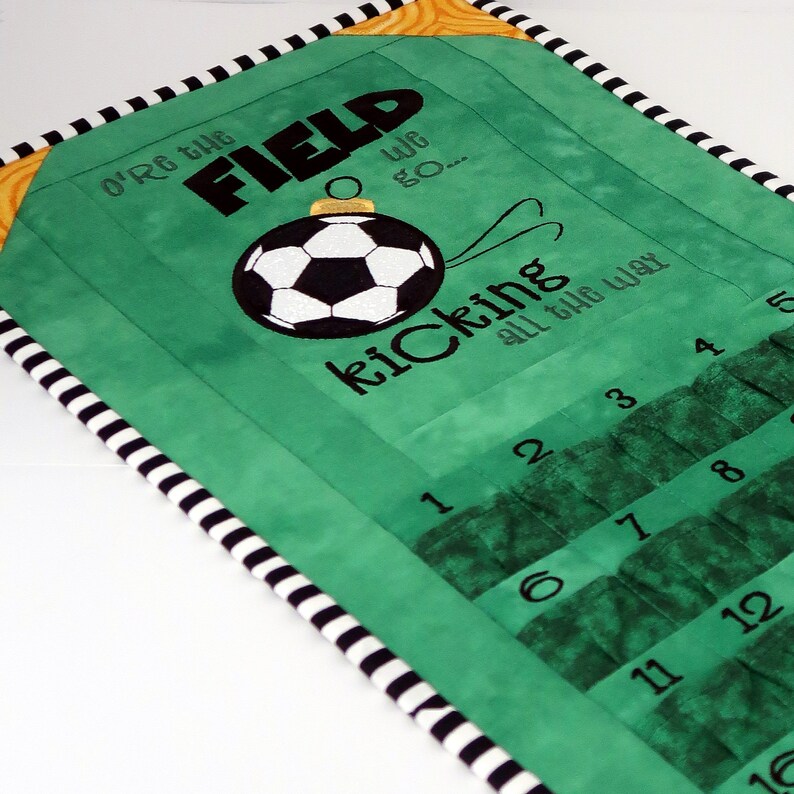 Soccer Advent Calendar Sports themed Christmas Countdown Etsy Soccer Advent Calendar Sports themed Christmas Countdown Etsy