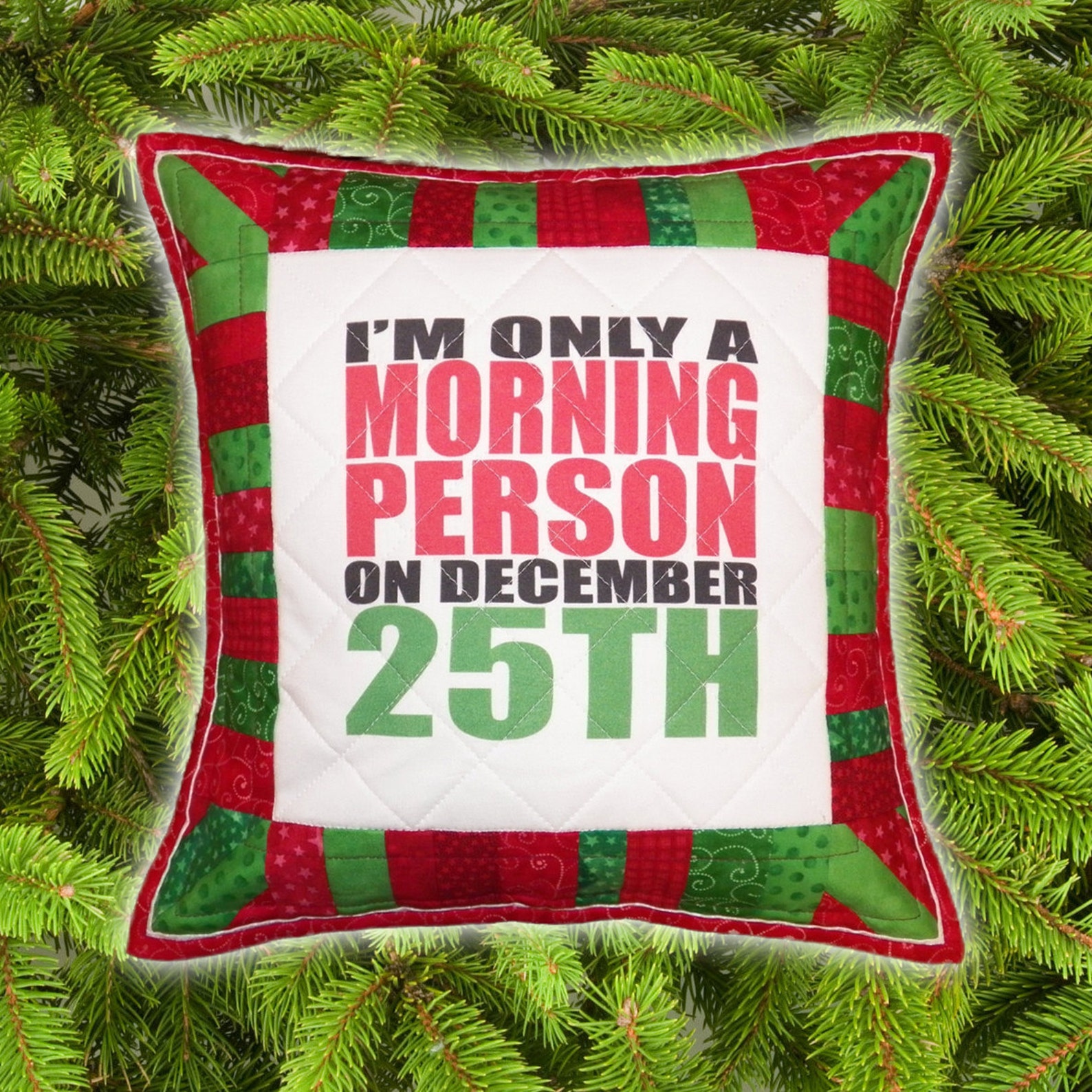 Funny Christmas Pillow Sham Funny Quote Pillow Cover Etsy