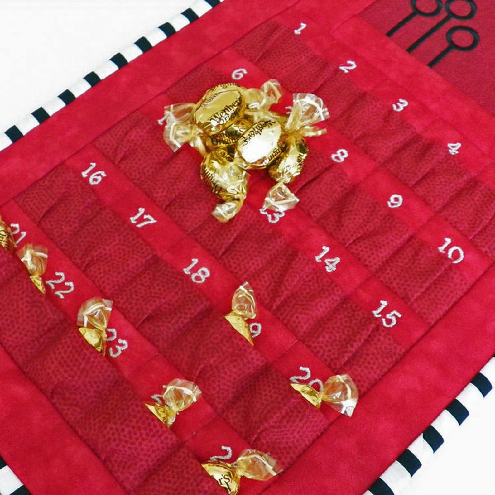 Gryffindor Advent Calendar / Harry Potter Christmas Countdown Etsy