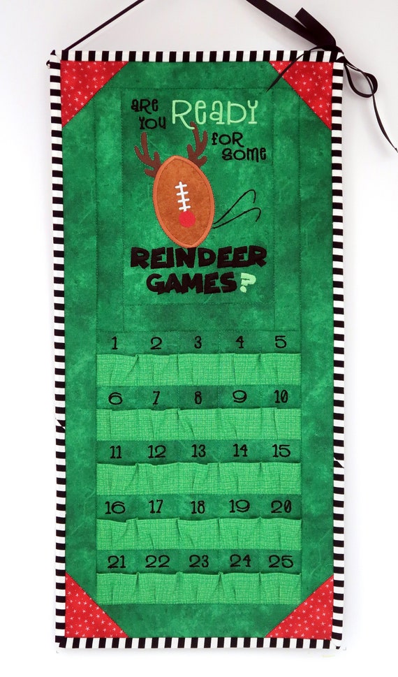 Football Advent Calendar / Sportsthemed Christmas Countdown Etsy