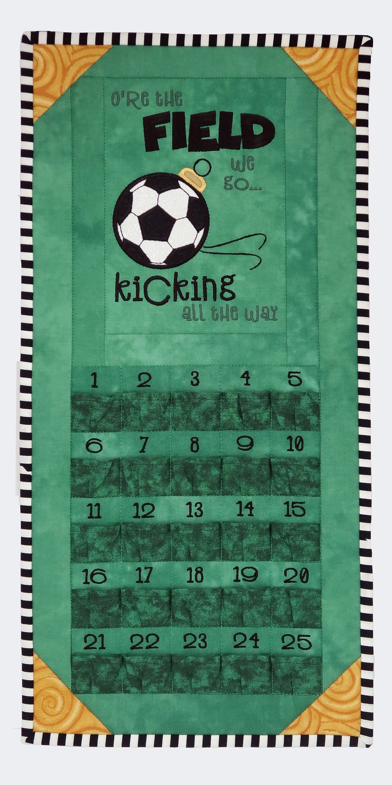 Soccer Advent Calendar / Sportsthemed Christmas Countdown Etsy