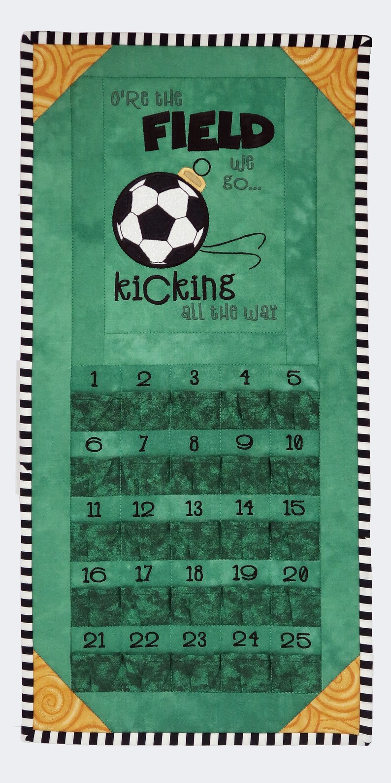 Soccer Advent Calendar Sports themed Christmas Countdown Etsy Soccer Advent Calendar Sports themed Christmas Countdown Etsy