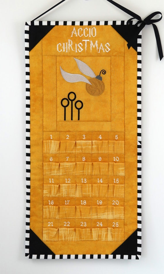 Hufflepuff Advent Calendar / Harry Potter Christmas Countdown Etsy