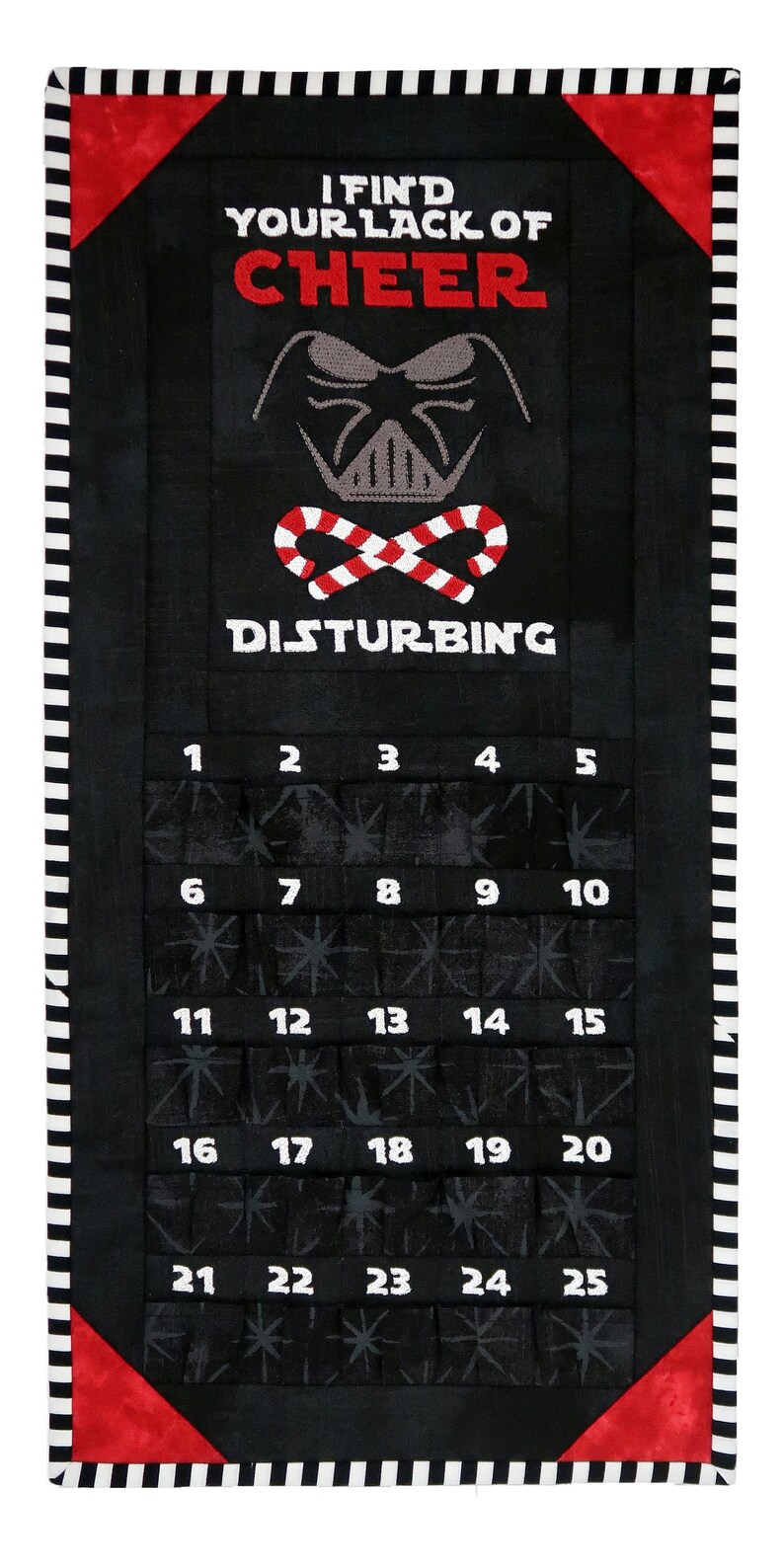 Star Wars Christmas Countdown Calendar Darth Vader Advent Etsy