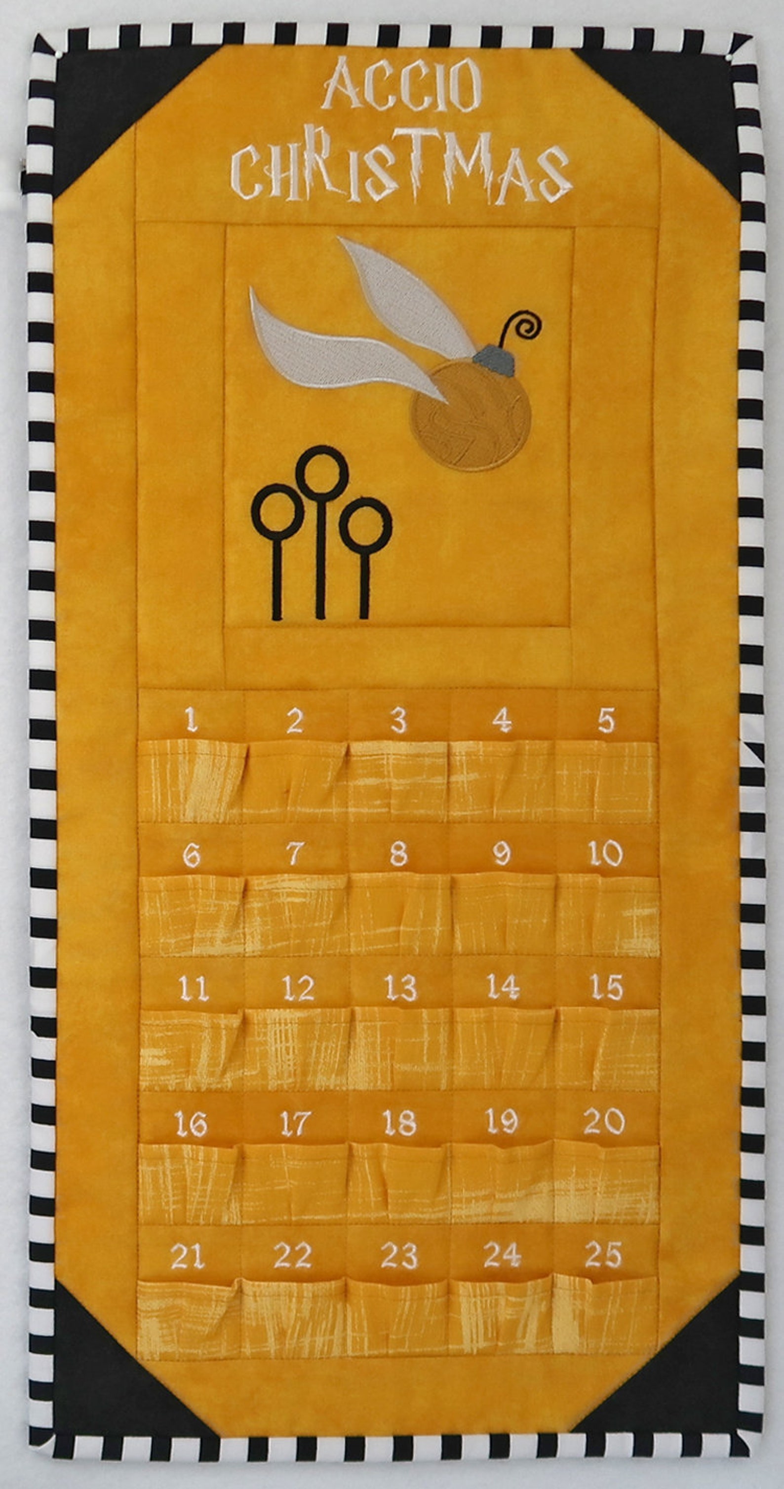 Hufflepuff Advent Calendar / Harry Potter Christmas Countdown Etsy