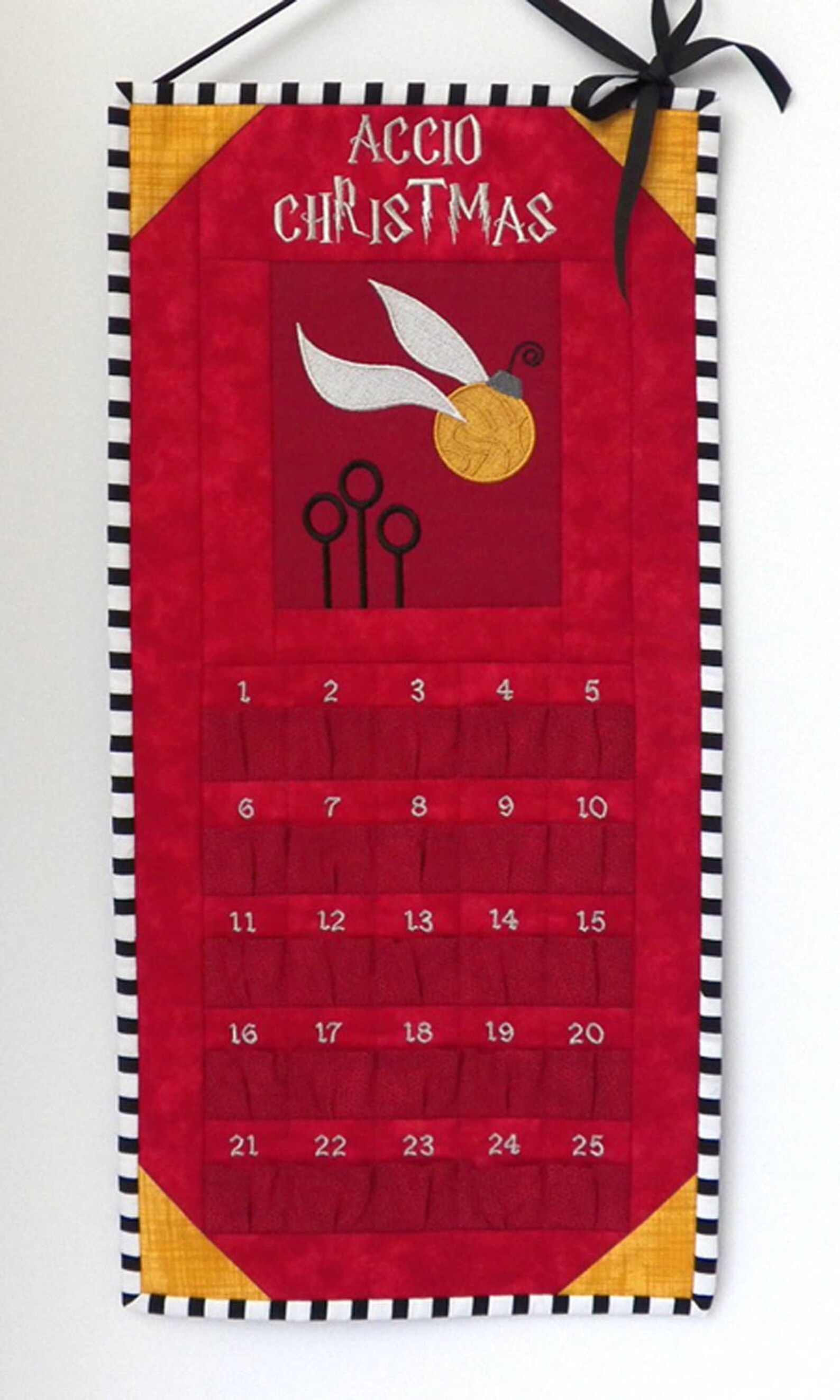 Gryffindor Advent Calendar / Harry Potter Christmas Countdown Etsy