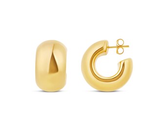 Curved Chunky Hoops