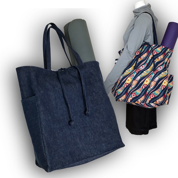 Yoga mat tote bag