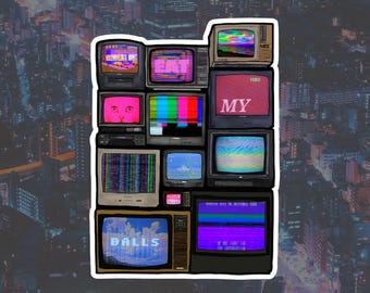 Televisores apilados