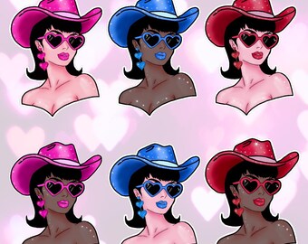 Gafas con forma de corazón