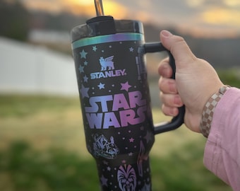 Engraved SW Stanley Water Bottle - Galaxy Far Away - 40 oz