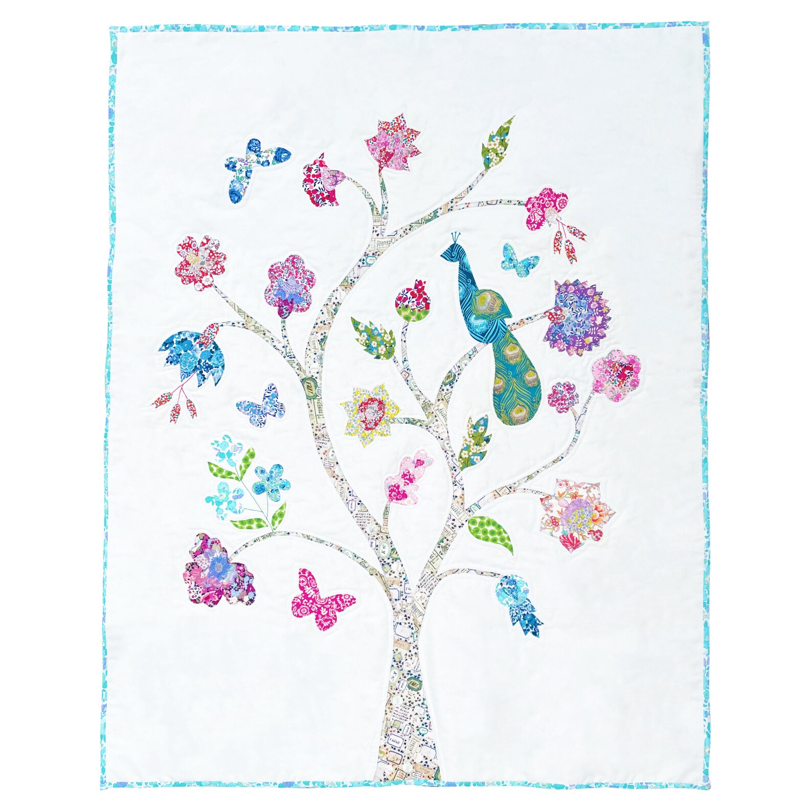 Tree of Life Raw Edge Applique Quilt Sewing Pattern | PDF Pattern ...