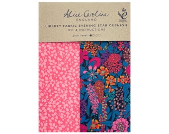 Liberty Fabric Evening Star Cushion Kit - Glenjade / Ciara