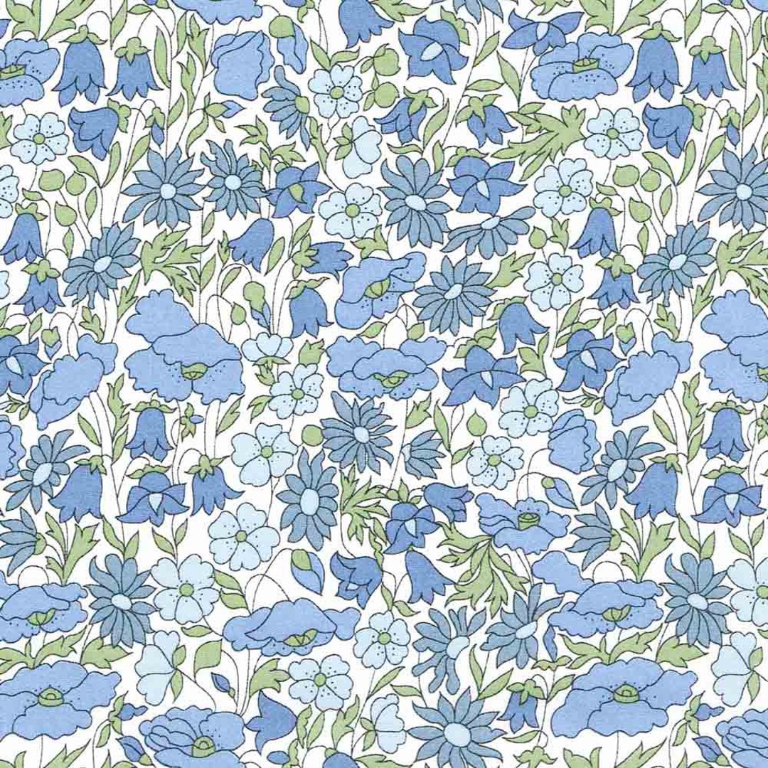 Poppy and Daisy Q | Liberty Tana Lawn® Fabric - Etsy