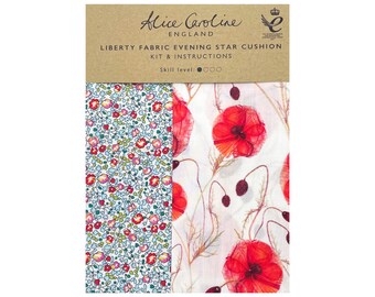 Liberty Fabric Evening Star Cushion Kit - Eloise / Hannah's Poppy