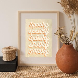 Halloween wall art|Halloween decor|Halloween art print|Trendy Halloween wall art|Halloween poster|Digital download and print|Spooky print