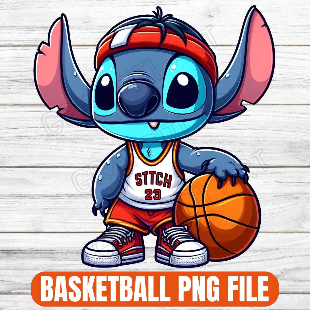 Stitch Basketball PNG Lilo & Stitch