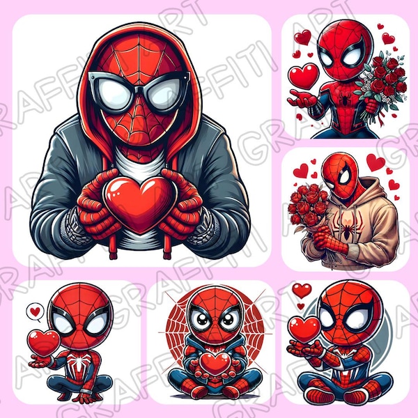 Valentine Spiderman Boxes - Etsy