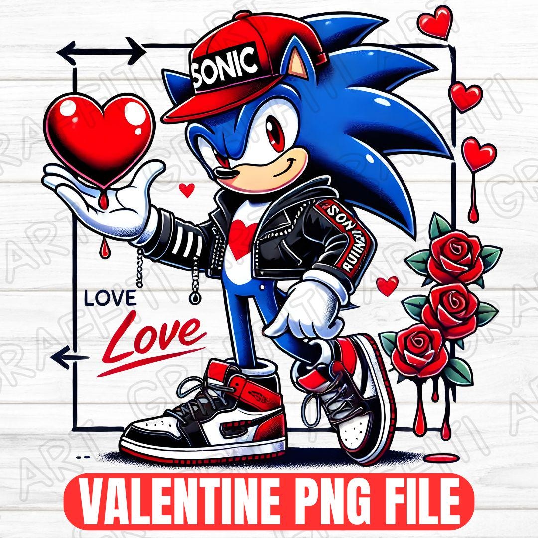 Valentine Day PNG, Valentine Sonic the Hedgehog Png, Valentine ...