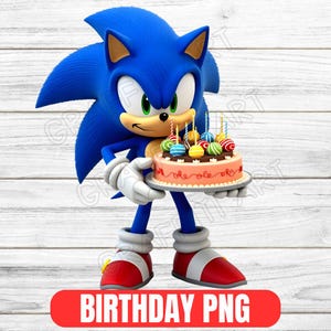 Birthday Sonic The Hedgehog PNG, Sonic The Hedgehog Png, hedgehog Png, Sonic Face png, Birthday sonic characters Png, cricut, scrapbooking