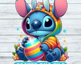 イースタースティッチクリップアートPNG、かわいいディズニー
