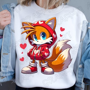 Sonic Love PNG, Cute Kids Cartoon Png Sublimation Design, Sonic Love Shirt PNG, Sonic Digital Download, Sonic Boy Shirt Png Gift for Kids