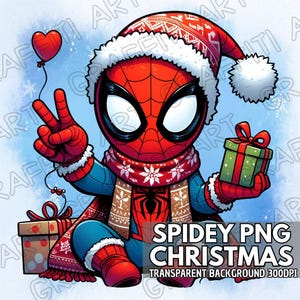 Spiderman png, Spiderman Natal Png, Feliz Natal Png, desenhos animados infantis png, Super-herói Png natal, heróis infantis png, png, Papai Noel Xmas Png