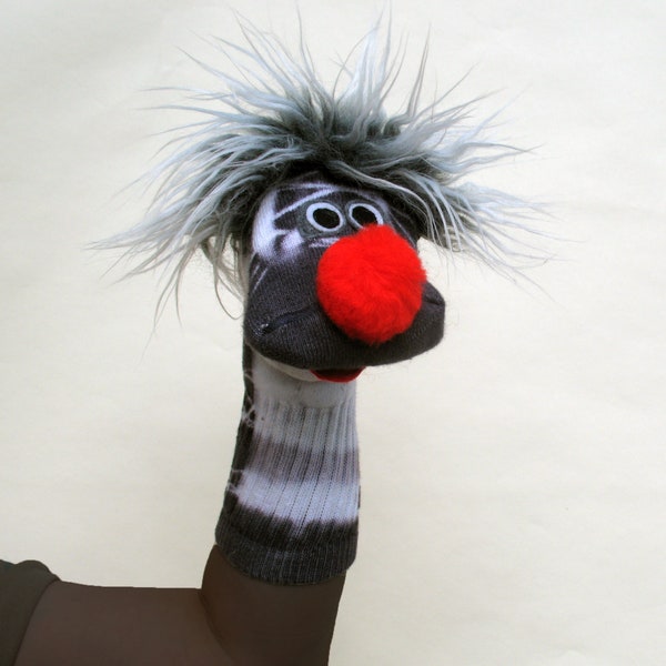 Design Your Own Classic "Sammy"  Sock Puppet, Professionally Sewn, 3 Sizes, Many Colors Made to Order