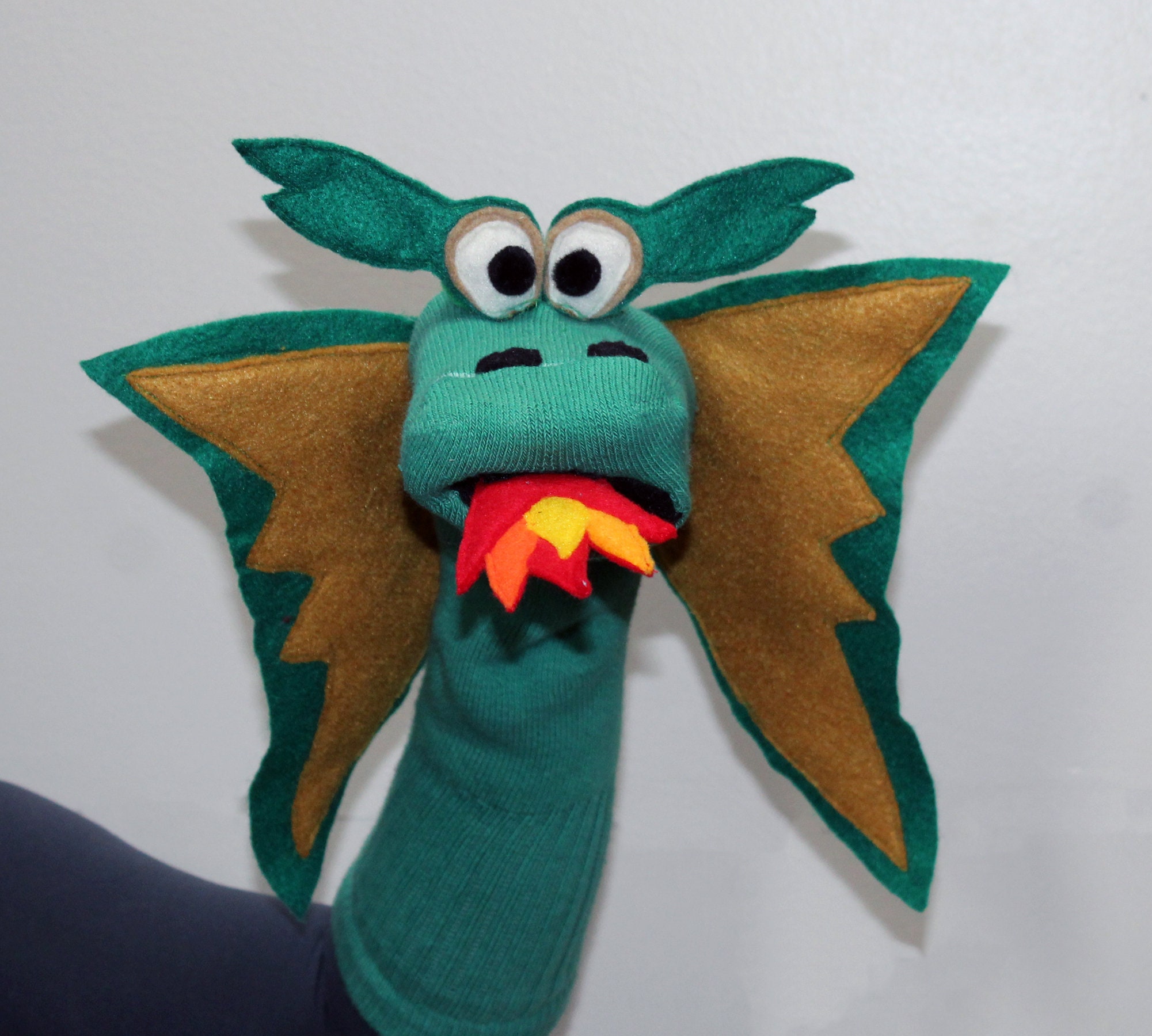 Trudi Dream Warmer Marionnette dragon vert 1 pièce
