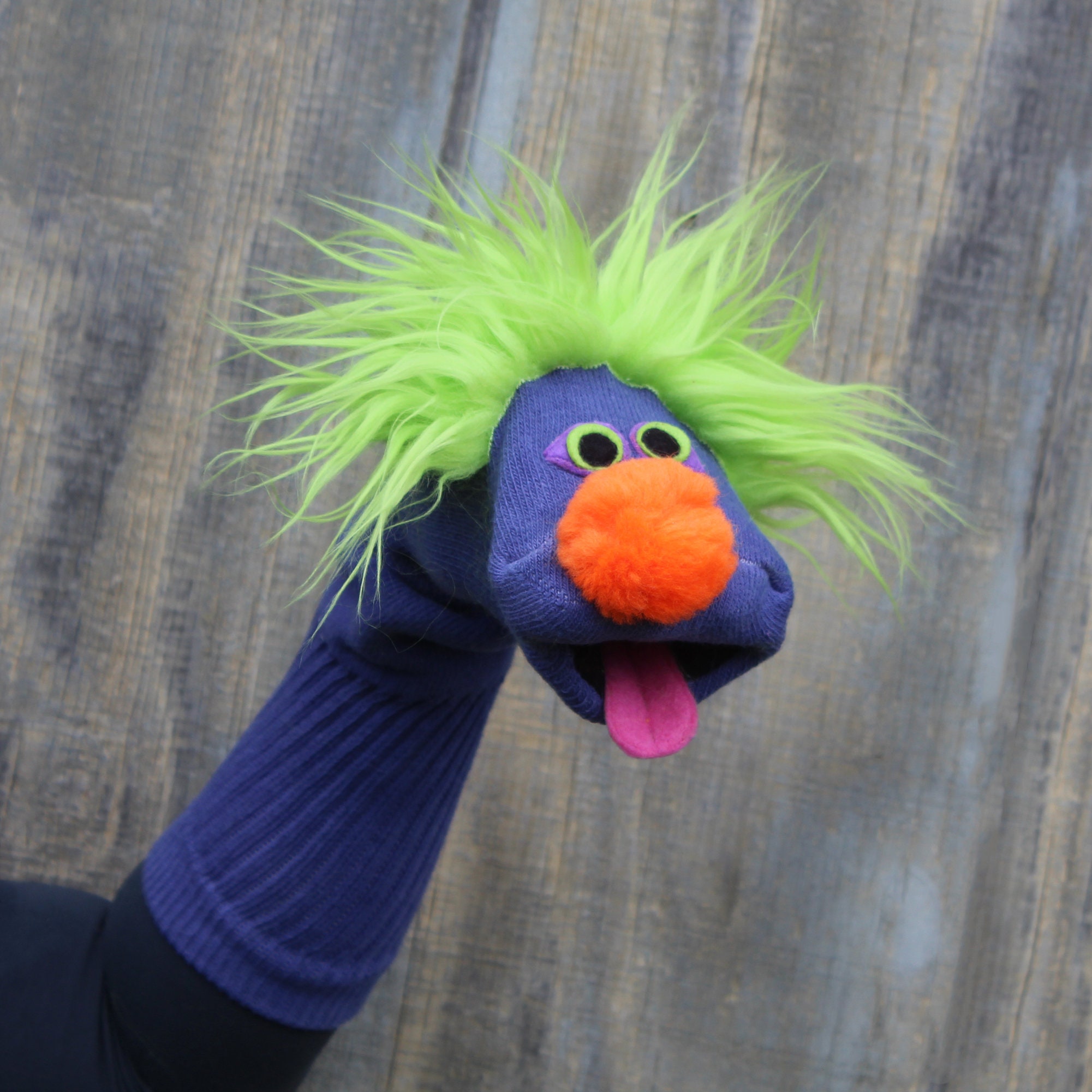Sock Puppet Tooth Colorful, Luxury Sock Puppet