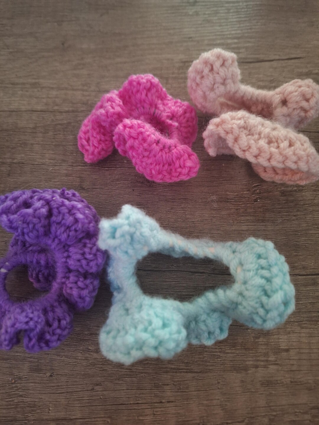 Handmade Crochet Hair Tie - Etsy