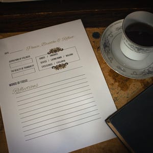 Beneath Bright Skies: A Light Academia Meditation Journal for Calm Reflection