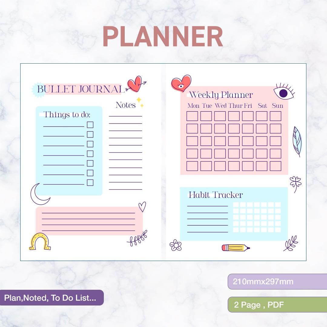 2026 Digital Planner, Space Theme, Goodnotes Notability Compatible ...