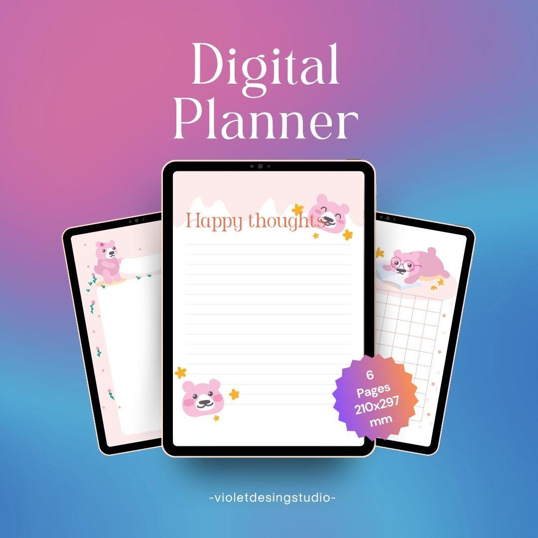 All-in-one Digital Planner 2026, 2027, Digital Planner, Digital Journal ...