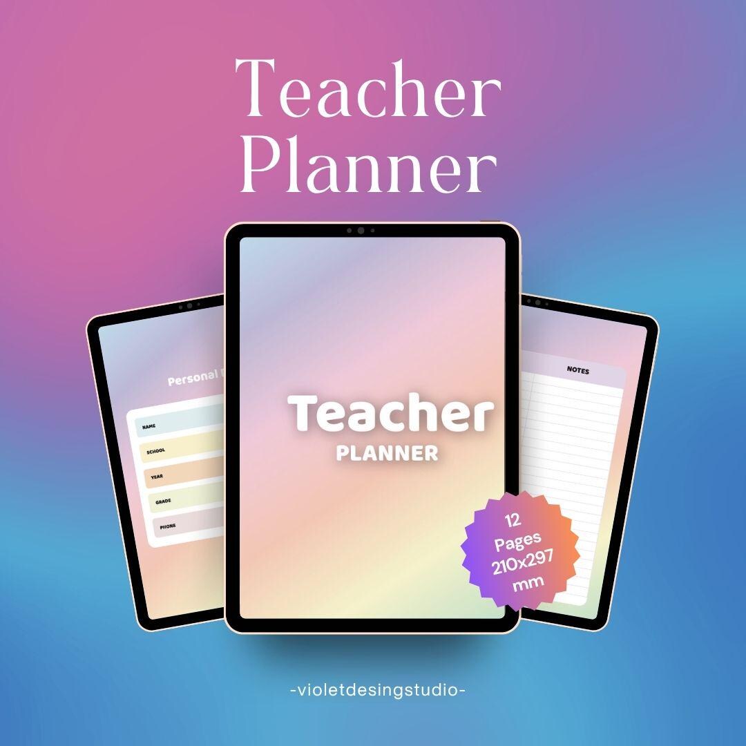 2026 Teacher Digital Planner | Lesson Planning, Academic Organizer ...