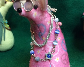 Peace Felt Mouse  Woodstock Mouse