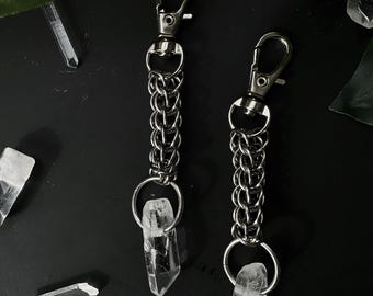 chainmail keychain | bag chain | purse jewlery | purse/bag accessories | keyring | stainless steel | handmade chain | silver accessories