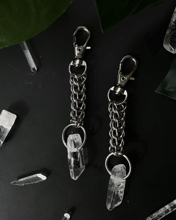chainmail keychain | bag chain | purse jewlery | purse/bag accessories | keyring | stainless steel | handmade chain | silver accessories