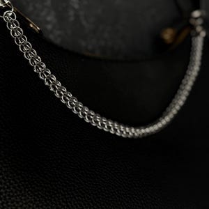 Handmade Chainmail Bag Chain | Stainless Steel | Wallet chain | Versatile Purse & Bag Accessories | Keychains | unique accessories image 2