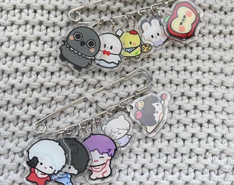 Game Love And Deepspace Xavier Zayne Rafayel Sylus Caleb Keychain Pin Pendant - Durable Alloy Accessory for Cosplay, Gifts & Fans