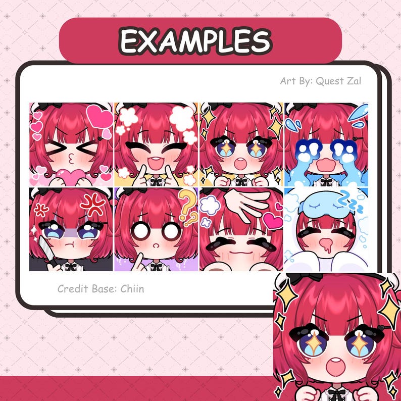 Hand Drawn Twitch Emotes Bundle ( 8 Emotes ), Animated Emotes, Hand ...