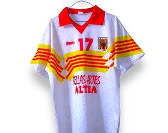 UD Altea 1990 1992 Camiseta visitante Jersey fútbol trikot Maglia maillot Camiseta Vintage Talla L