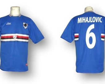 Vintage Sampdoria Italian Club Football Soccer Asics Jersey - Etsy