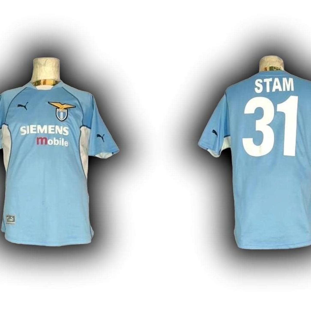 Fc Lazio Italy 2001 2002 2003 Home Shirt Jersey Trikot Maglia