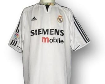 Real Madrid 2003 2004 Home Shirt Jersey  trikot Maglia maillot Camiseta Adidas Vintage Size XL