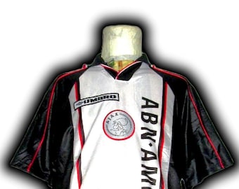 Ajax Amsterdam Netherlands 1998 1999 Away Shirt Jersey Trikot Maglia Maillot Camiseta Umbro Vintage Size L