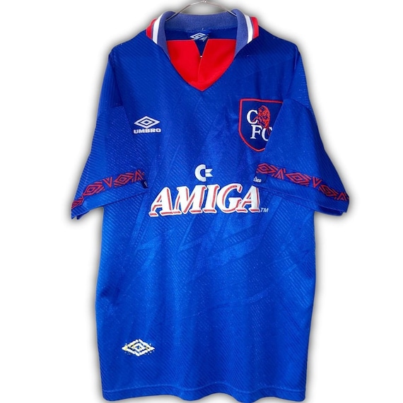 Fc Chelsea England Premier League 1993 1994 Home Shirt Jersey